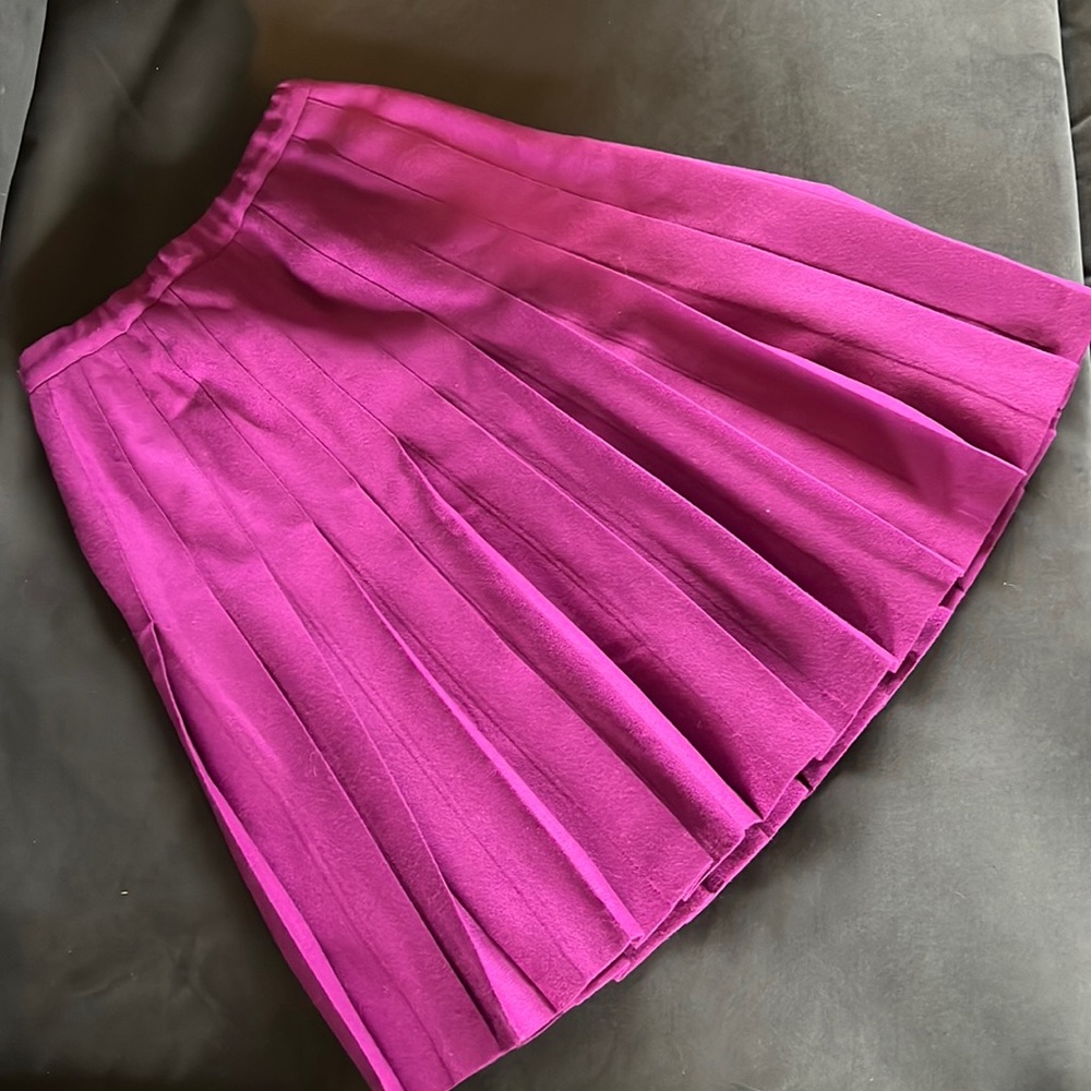 Pendleton Vintage Wool Pleated Skirt Petite